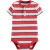 image:imageOSHKOSH BGOSH Baby Boys BodysuitSundried Red Stripe
