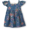 image:imageOshKosh BGosh Baby Girls Woven Denim Floral DressDenim Dark Wash Floral