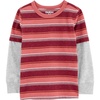 image:imageOshKosh BGosh Boys Layered TeeRed Stripe