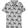 image:imageOshKosh BGosh Boys Short Sleeve PoloGrey Heather Printed