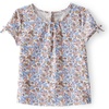 Brown and Blue Floral