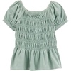 Green Smocked