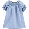 image:imageOshKosh BGosh Girls Woven TopIris Blue Wash