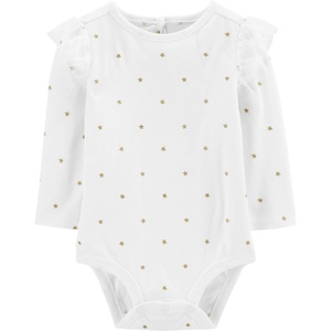 image:imageOSHKOSH BGOSH Baby Girls Longsleeve BodysuitIvoryGoldstar