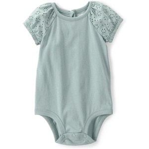 image:imageOSHKOSH BGOSH Baby Girls Shortsleeve BodysuitGreen Floral