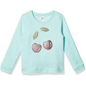 image:imageOSHKOSH BGOSH Girls Flip Sequin PulloverCherrry Glitter