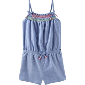 image:imageOSHKOSH BGOSH Girls Sleeveless RomperChambray