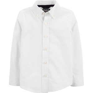 image:imageOsh Kosh Little Boys Long Sleeve Uniform Buttonfront Shirt White 7