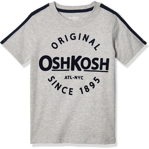 image:imageOshKosh BGosh Boys Short Sleeve Logo TeeGrey HeatherNavy