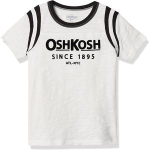 image:imageOshKosh BGosh Boys Short Sleeve Logo TeeIvoryBlack