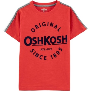 image:imageOshKosh BGosh Boys Short Sleeve Logo TeeReddingtonGreyIvory