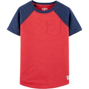 image:imageOshKosh BGosh Boys Short Sleeve Pocket TeeRedBlue