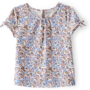 image:imageOshKosh BGosh Girls Fashion TopBrown and Blue Floral