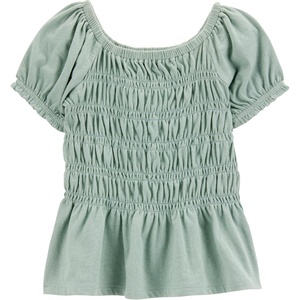 image:imageOshKosh BGosh Girls Fashion TopGreen Smocked