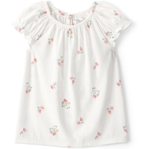 image:imageOshKosh BGosh Girls Fashion TopWhitePink Floral
