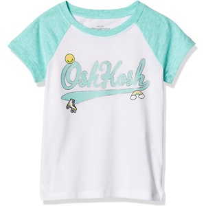 image:imageOshKosh BGosh Girls Logo TeesWhiteAqua