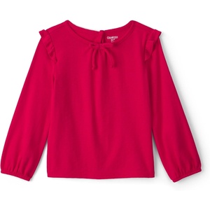image:imageOshKosh BGosh Girls Long Sleeve Fashion TopRed Holiday