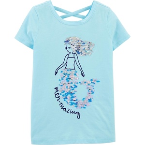 image:imageOshKosh BGosh Girls Sequin TeeFairy Tale Turquoise