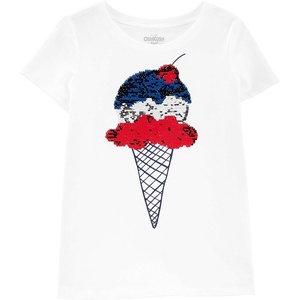 image:imageOshKosh BGosh Girls Sequin TeeSequin
