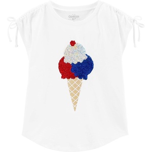 image:imageOshKosh BGosh Girls Sequin TeeWhite
