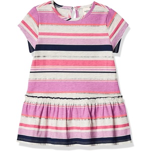 image:imageOshKosh BGosh Girls ShortSleeve TunicPurpleMultistripe