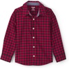 image:imageOshKosh BGosh Boys Long Sleeve Woven Buttonfront Shirt Red Black Buffalo CheckRed Black Buffalo Check
