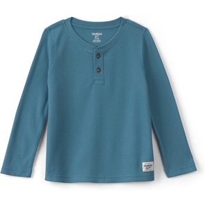 image:imageOshKosh BGosh Boys Long Sleeve HenleyBlue Teal