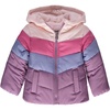 image:imageOSHKOSH BGOSH Girls Perfect Colorblocked Heavyweight Jacket Coat 2T PurpleColorblock