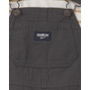 image:imageOSHKOSH BGOSH Baby Boys 2piece Overall SetsBlack Gold White Stripe