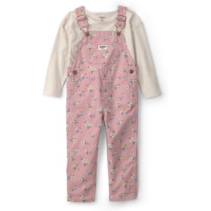 image:imageOSHKOSH BGOSH Baby Girls 2piece Overall SetsPink Cream Floral