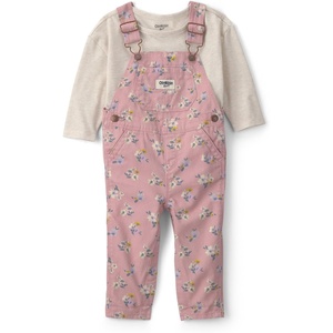 image:imageOSHKOSH BGOSH Baby Girls 2piece Overall SetsPink Floral