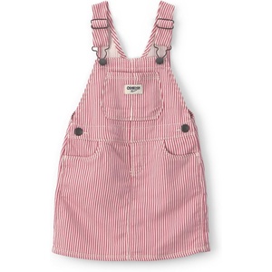 image:imageOshKosh BGosh Baby Girls Worlds Best Overalls SkirtallPink Hickory Stripe