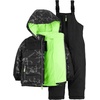 image:imageOshKosh BGosh Boys Ski Jacket and Snowbib Snowsuit SetPrint Fall