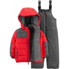 image:imageOshKosh BGosh Boys Ski Jacket and Snowbib Snowsuit SetRed AlertNew Carbon