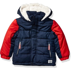 image:imageOshKosh BGosh boys Heavyweight Winter Jacket With Sherpa LiningDeep Navy Red