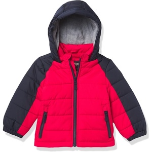 image:imageOshKosh BGosh boys Heavyweight Winter Jacket With Sherpa LiningRedDeep Navy