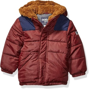 image:imageOshKosh BGosh boys Heavyweight Winter Jacket With Sherpa LiningSweet RaisinDeep Navy