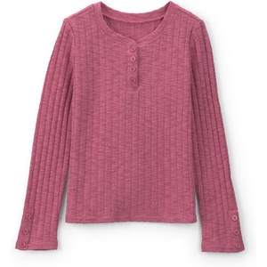 image:imageOSHKOSH BGOSH Girls LongSleeve Fashion TopPink Ribbed