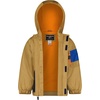 image:imageOSHKOSH BGOSH Boys Midweight Jersey Lined Hooded Jacket With Zipper PocketTan
