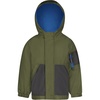 image:imageOSHKOSH BGOSH Boys Midweight Jersey Lined Hooded Jacket With Zipper PocketOlive Green