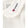 image:imageOSHKOSH BGOSH Baby Girls Longsleeve BodysuitWhite Collared Embroidery