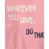 image:imageOSHKOSH BGOSH Baby Girls Pullover SweatshirtPink Whatever You Love  Do That Print