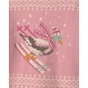 image:imageOshKosh BGosh Baby Girls SweaterPink Duck Skiing Fair Isle