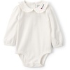 image:imageOSHKOSH BGOSH Baby Girls Longsleeve BodysuitWhite Collared Embroidery