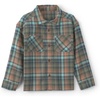 image:imageOshKosh BGosh Boys Long Sleeve Woven Buttonfront ShirtGreen Blue Brown Plaid