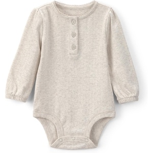 image:imageOSHKOSH BGOSH Baby Girls Longsleeve BodysuitCream Pointelle