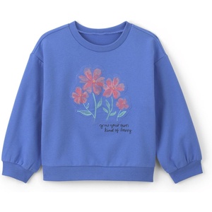 image:imageOSHKOSH BGOSH Baby Girls Pullover SweatshirtBlue Flower Print