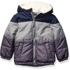image:imageOshKosh BGosh boys Heavyweight Winter Jacket With Sherpa LiningNavy Color Block Trio
