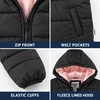 image:imageOshKosh Bgosh Girls Puffer Jacket Heavyweight Insulated Hooded Winter CoatBlack