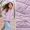 image:imageOshKosh Bgosh Girls Puffer Jacket Heavyweight Insulated Hooded Winter CoatLilac